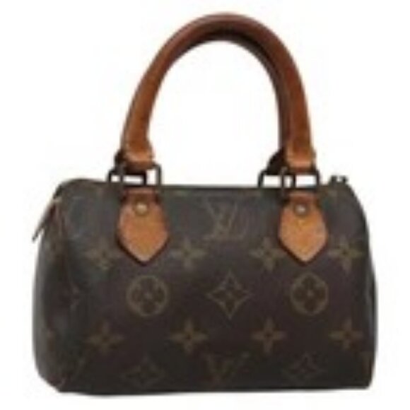LOUIS VUITTON Monogram Mini Speedy Hand Bag M41534 LV Auth 137066 - Picture 1 of 16